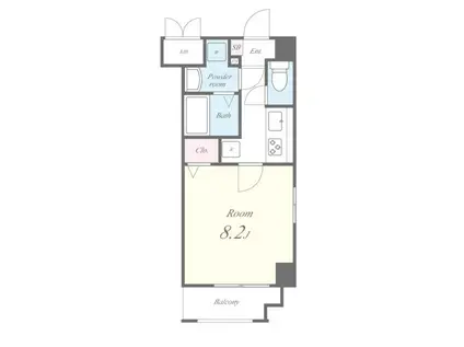 LA VILLAGE NOUMEA(1K/4階)の間取り写真