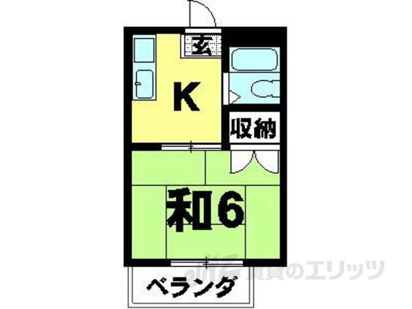 セントリビエ(2LDK/1階)の間取り写真