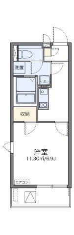 レオネクスト園(1K/3階)の間取り写真