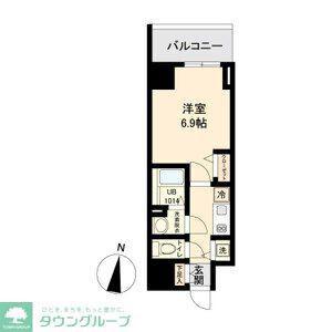 M-LUXE丸の内(1K/6階)の間取り写真