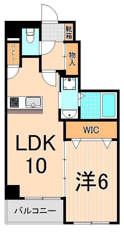 URBAN アーバン(1LDK/2階)の間取り写真