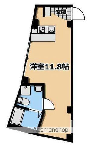 TRIAS S(ワンルーム/2階)の間取り写真