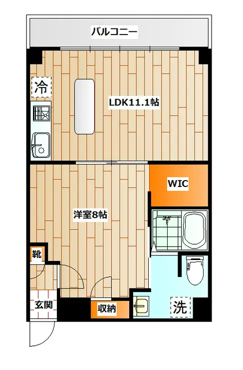 クレストK2 2階階 間取り