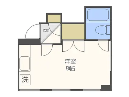 第32藤井ビル(ワンルーム/4階)の間取り写真