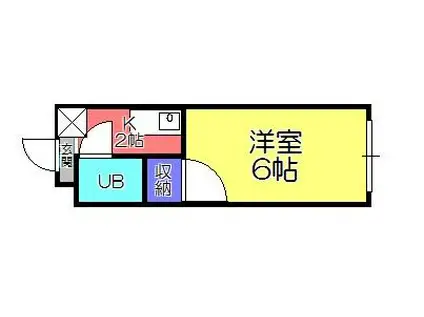 コープセントラI・II(1K/1階)の間取り写真