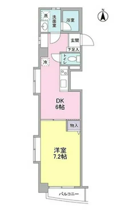 PREVER 3階階 間取り