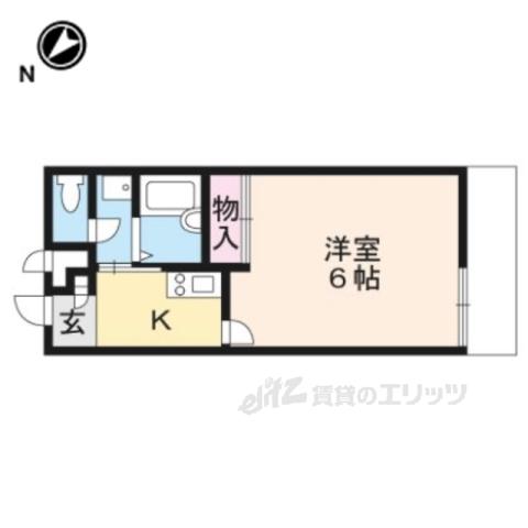 レオパレス瑞喜(1K/1階)の間取り写真
