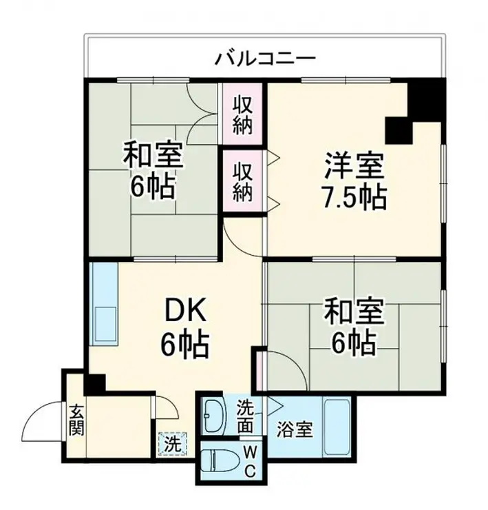 メゾンサンライズ 4階階 間取り