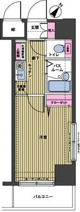 トーシンフェニックス日本橋三越前 5階階 間取り