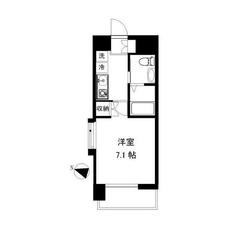 アース湘南台 5階階 間取り