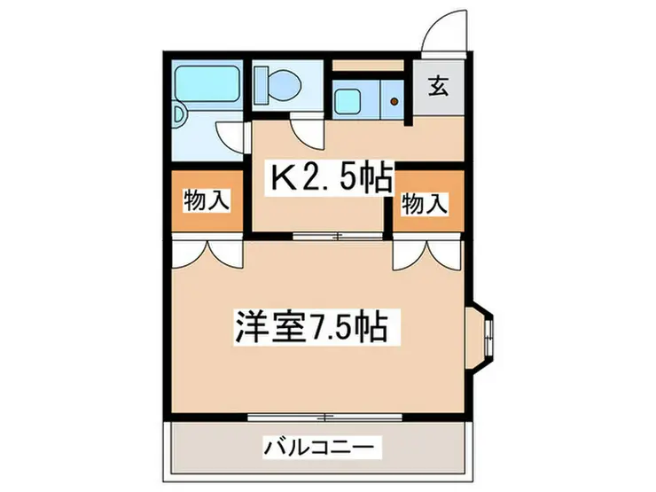 シャトレー文京 3階階 間取り