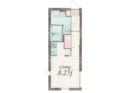 BRANCHE桜山III(1K/4階)の間取り写真