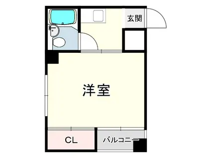 JP御影レジデンス(1K/4階)の間取り写真