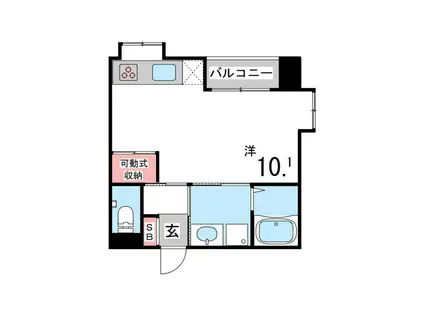 LUMINA(ワンルーム/5階)の間取り写真