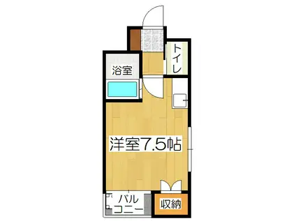 TAISEI都(ワンルーム/2階)の間取り写真