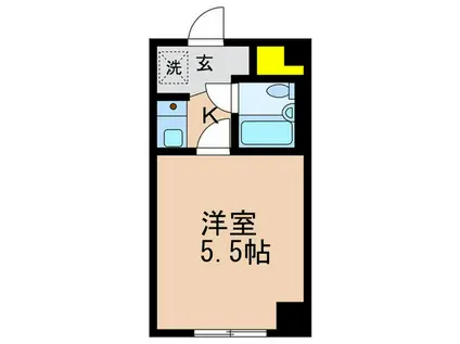 JM´S CHIDORI(1K/2階)の間取り写真