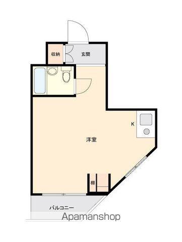 ONE ROOF FLAT NISHIWASEDA(ワンルーム/10階)の間取り写真