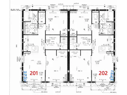 カナロア(2DK/2階)の間取り写真