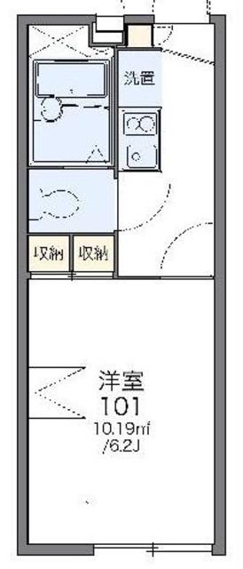 レオパレスルシータ21(1K/2階)の間取り写真