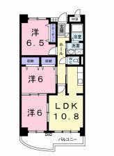 グランデ・ルミエール(3LDK/1階)の間取り写真