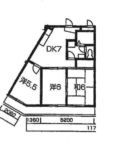 メゾン池上III(3DK/2階)の間取り写真