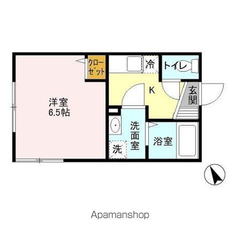 チッタ 南青山(1K/2階)の間取り写真