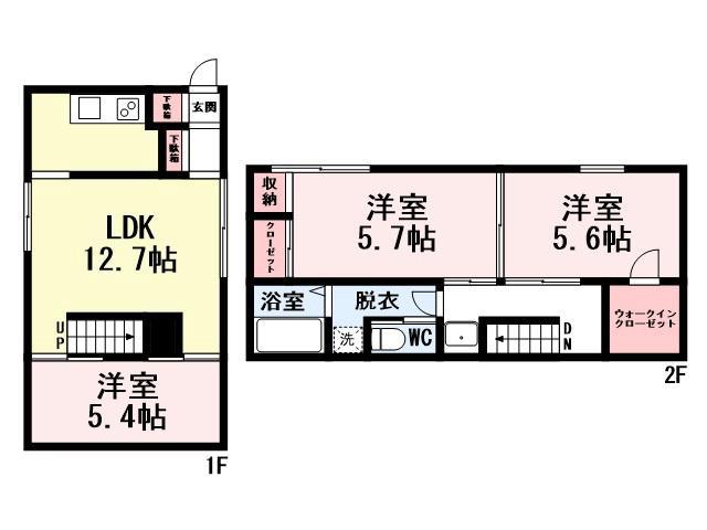SOLID(3LDK/1階)の間取り写真
