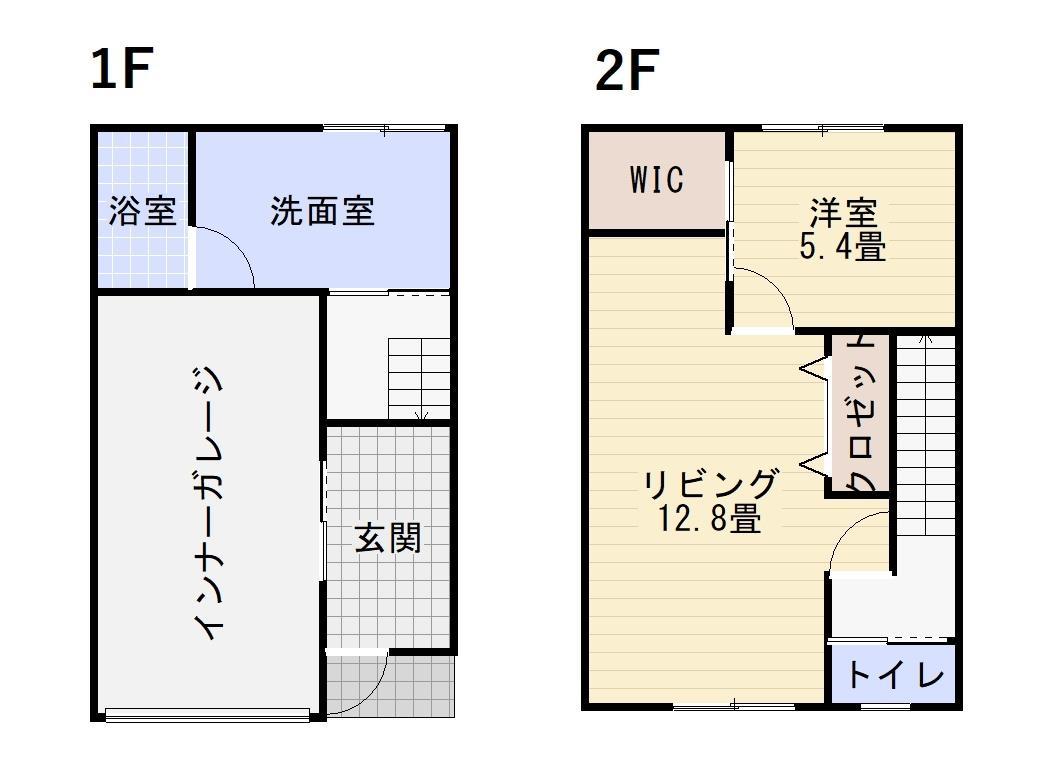PAYSAGE(1LDK/1階)の間取り写真