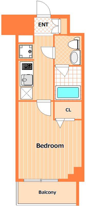 SHOKEN RESIDENCE横浜天王町II(1K/6階)の間取り写真