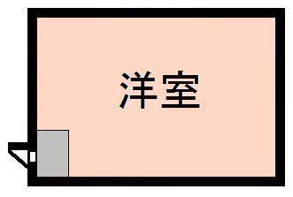 ウイング(ワンルーム/2階)の間取り写真