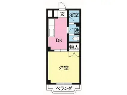 HIトピア富士(2LDK/3階)の間取り写真