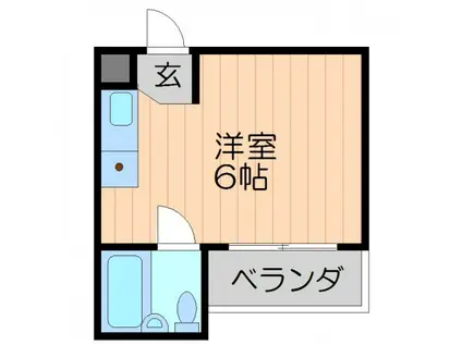 JPアパートメント守口7(ワンルーム/2階)の間取り写真