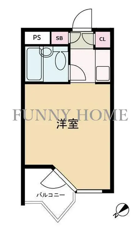 ヒミココート経堂 4階階 間取り