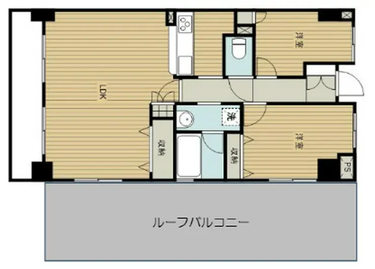 ブライトンコート 6階階 間取り