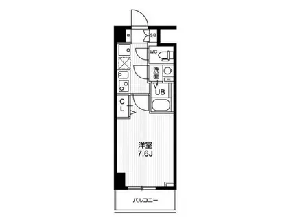 N-STAGE鳩ヶ谷(1K/5階)の間取り写真