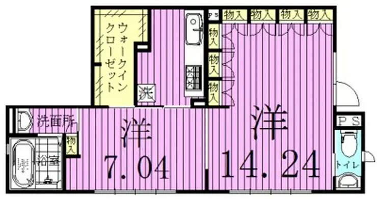ブンズブレーン 1階階 間取り
