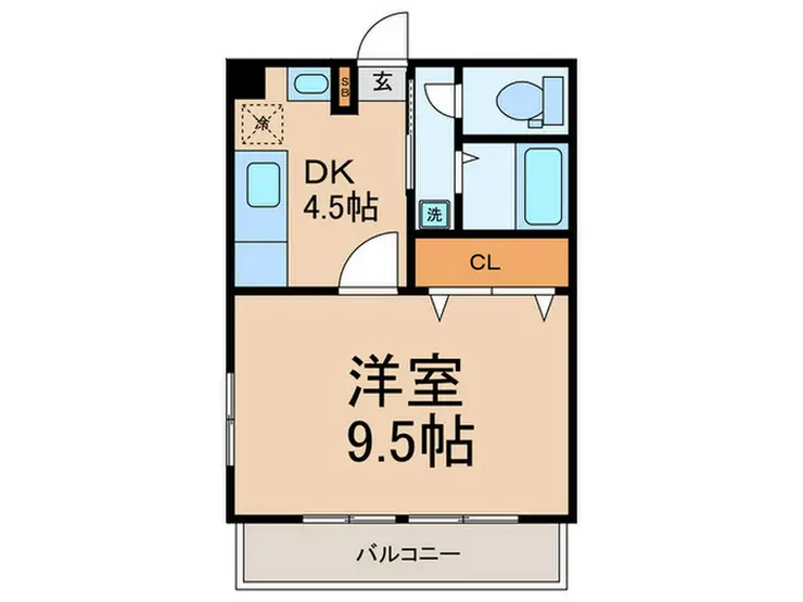 成城レインボーハイツ 1階階 間取り
