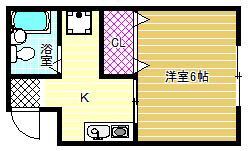 セイコーピア(1K/3階)の間取り写真
