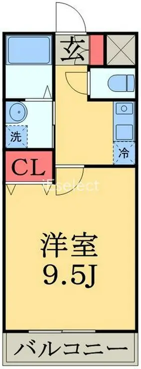 コルテージア 3階階 間取り