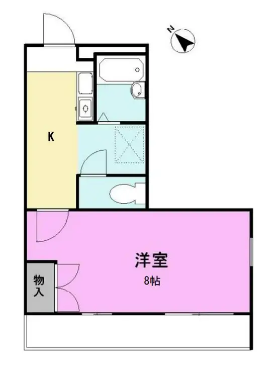 パレス185A 2階階 間取り