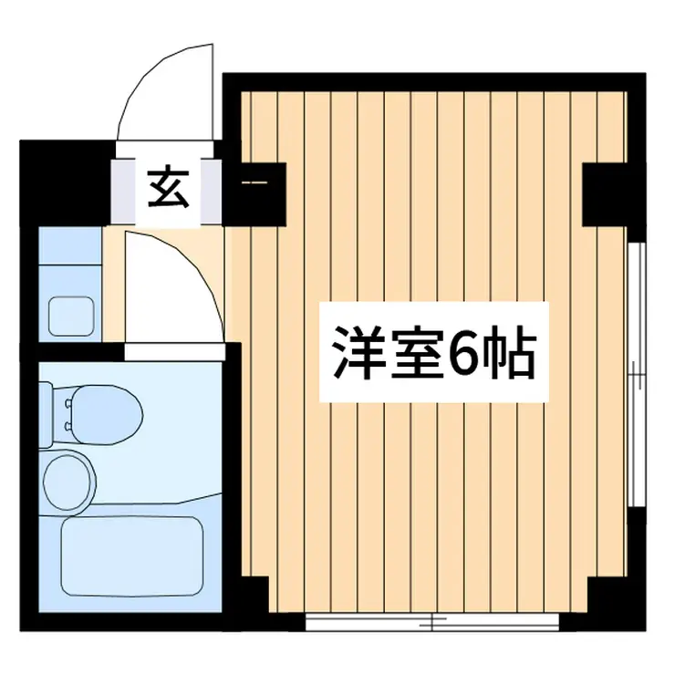 白糸台パークハイツ 1階階 間取り
