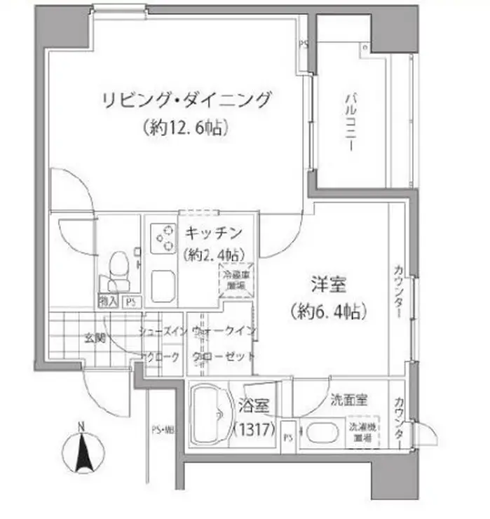エーデル練馬 10階階 間取り