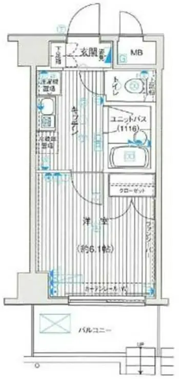 ヴェルトウォーターフロント 1階階 間取り