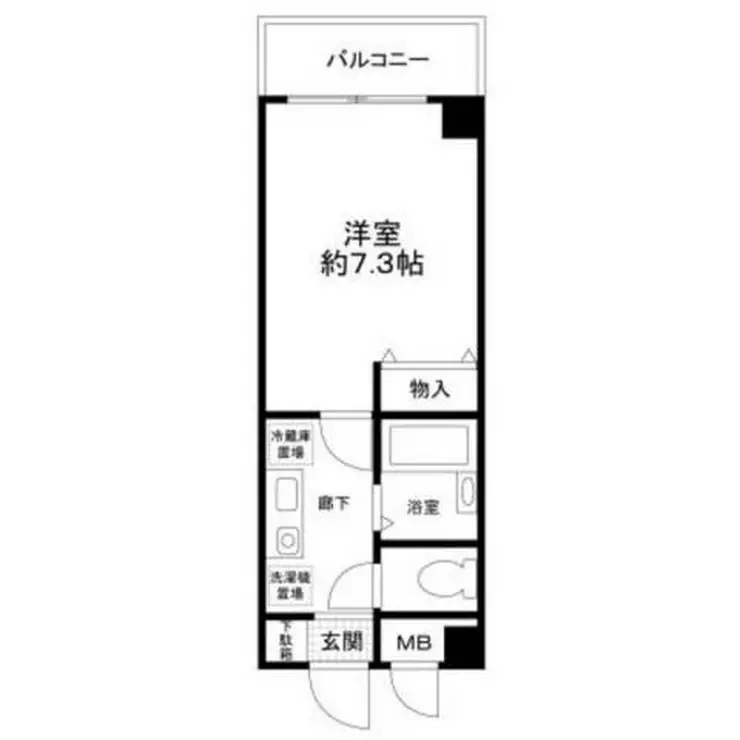 エクセレント新橋 2階階 間取り
