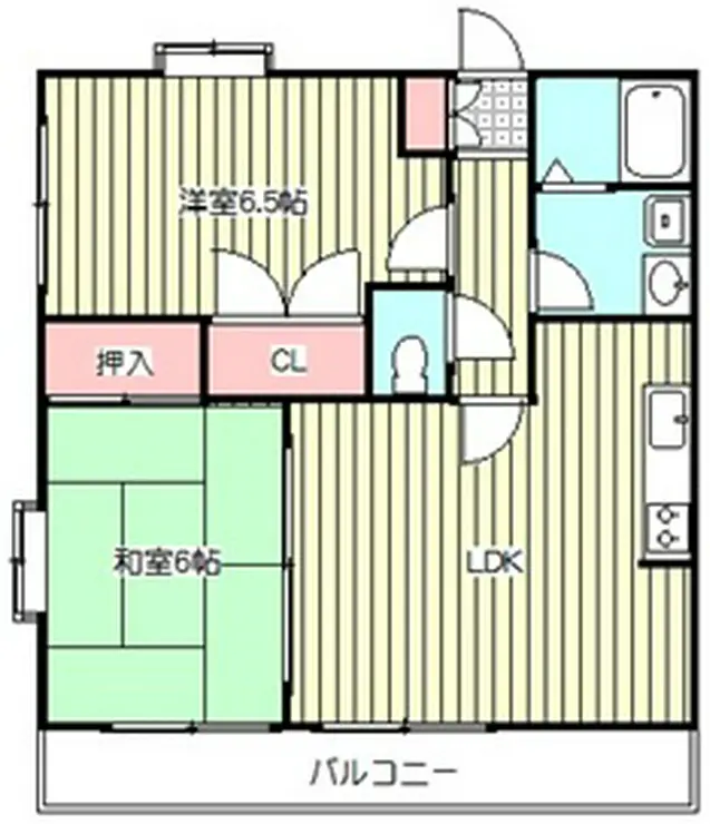 みなもとハイツ 3階階 間取り
