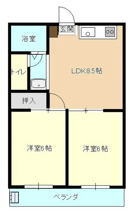 プレステージ狛江 1階階 間取り