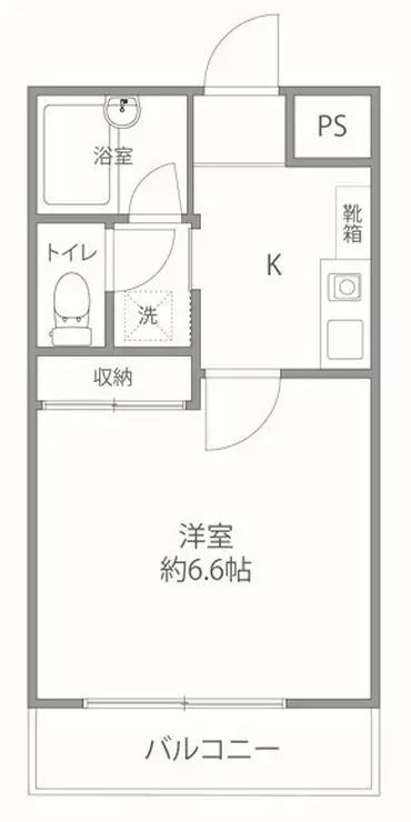 TNC梅田ハイツ 3階階 間取り