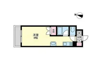 メゾン・ド・サクレ(ワンルーム/4階)の間取り写真