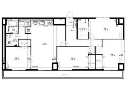 東邦ビル多摩川(4LDK/2階)の間取り写真