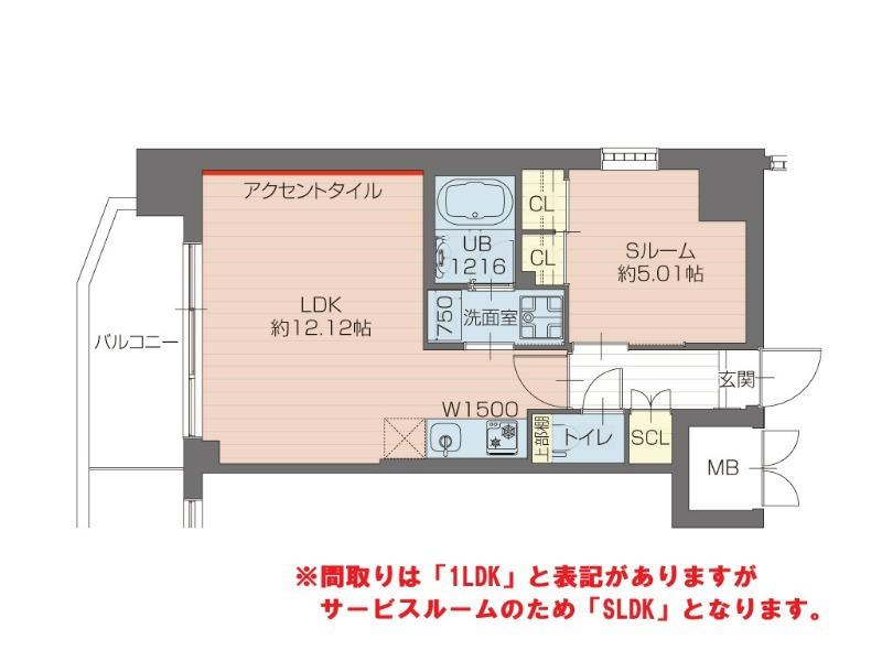 プレジオ川口ASIAN(1LDK/9階)の間取り写真